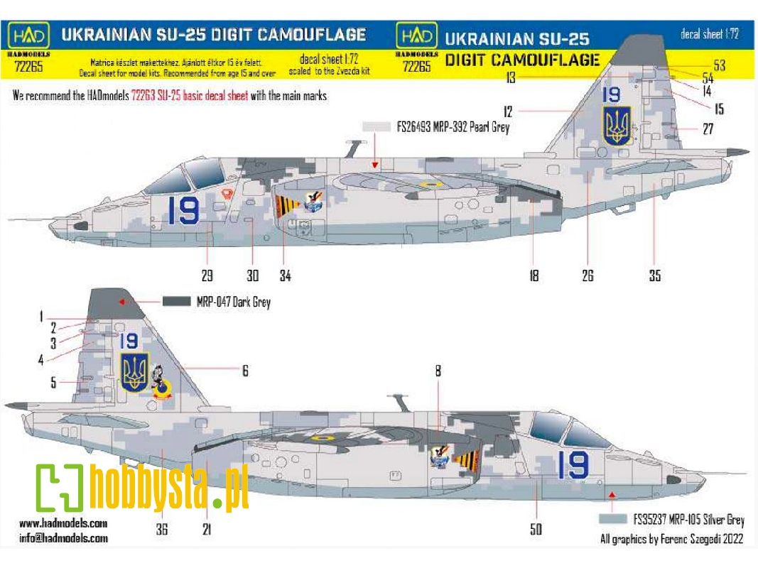 Su-25 Ukrainian Digit Camouflage Ii - zdjęcie 1 Su-25 Ukrainian Digit Camouflage Ii - zdjęcie 1