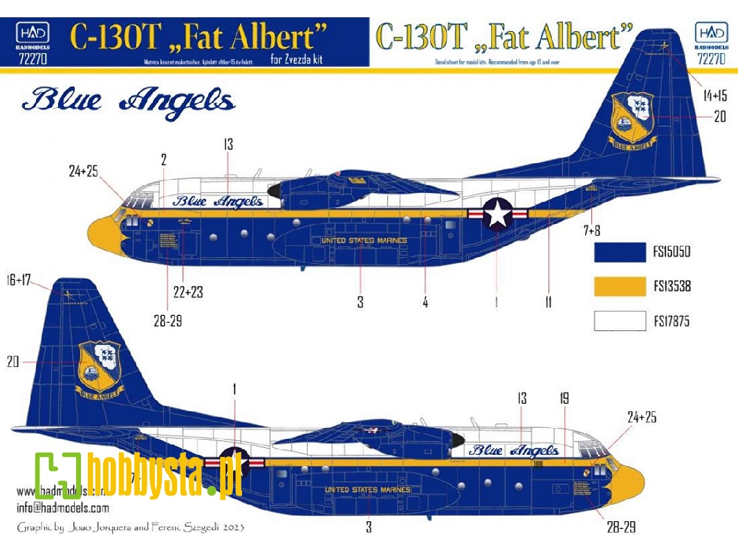 C-130t 'fat Albert' (For Zvezda Kit) - zdjęcie 1 C-130t 'fat Albert' (For Zvezda Kit) - zdjęcie 1