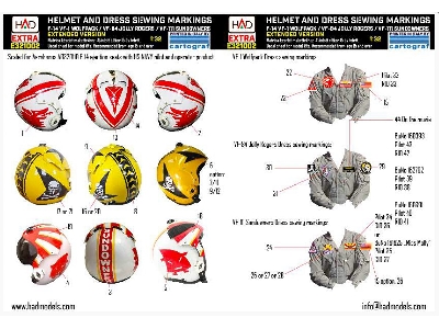 F-14 Helmets And Military Dress Sewing For F-14 (Vf-111, Vf-41,vf-1) - zdjęcie 1