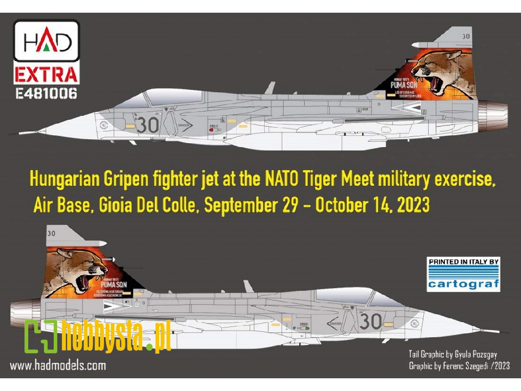 Jas-39 Gripen Tigermeet 2023 Hunaf - zdjęcie 1