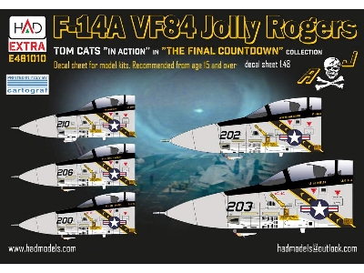 Grumman F-14 A Tomcat - Vf-84 Jolly Rogers 'the Final Countdown' - zdjęcie 1