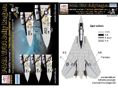 Grumman F-14 A Tomcat - Vf-84 Jolly Rogers 'the Final Countdown' - zdjęcie 4