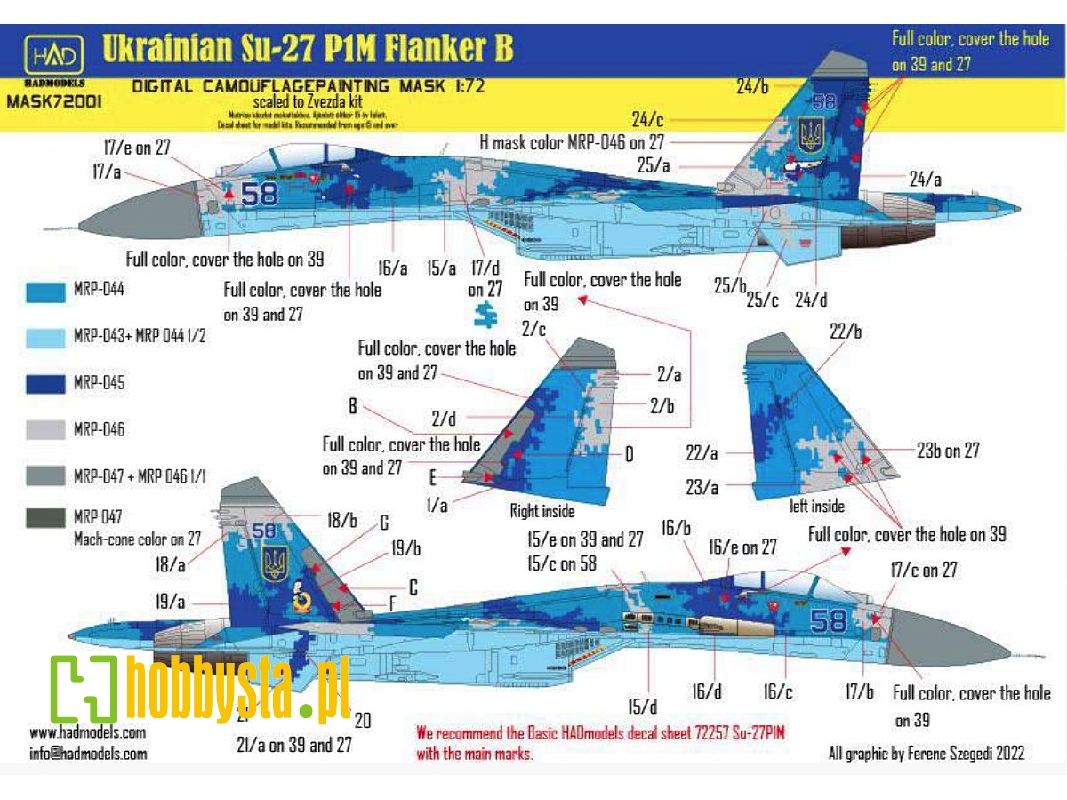 Su-27 P1m Digital Camouflage - zdjęcie 1 Su-27 P1m Digital Camouflage - zdjęcie 1