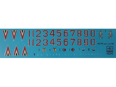 Hungarian Mig-29 B/Ub Main Insignias (Removable Clearcoat) - zdjęcie 1