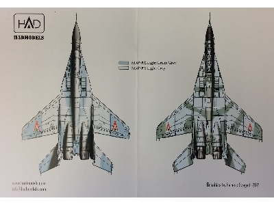 Hungarian Mig-29 B/Ub Main Insignias (Removable Clearcoat) - zdjęcie 3