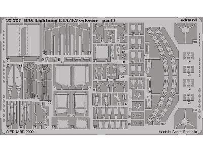  BAC Lightning F.1A/ F.3 exterior 1/32 - Trumpeter - blaszki - zdjęcie 4