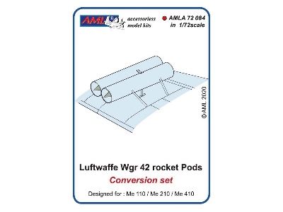 Luftwaffe Wgr.42 Rocket Pods For Messerschmitt Bf-110/Me-210/Me-410 - zdjęcie 1