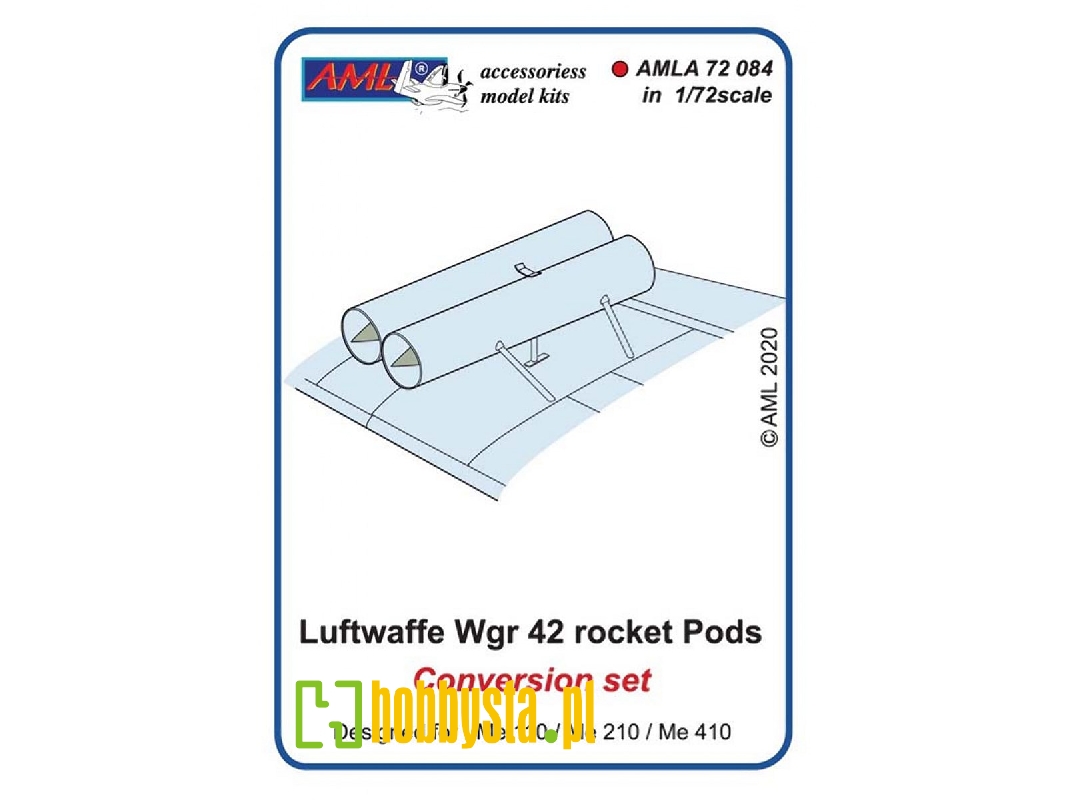 Luftwaffe Wgr.42 Rocket Pods For Messerschmitt Bf-110/Me-210/Me-410 - zdjęcie 1 Luftwaffe Wgr.42 Rocket Pods For Messerschmitt Bf-110/Me-210/Me-410 - zdjęcie 1