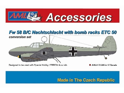 Focke-wulf Fw-58 B/C Nachtschlacht With Bomb Racks Etc 50 (For Azur, Fromm And Special Hobby Kits) - zdjęcie 1