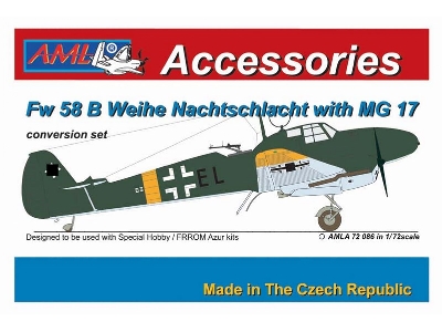 Focke-wulf Fw-58 B Nachtschlacht With Mg 17 (For Azur, Fromm And Special Hobby Kits) - zdjęcie 1