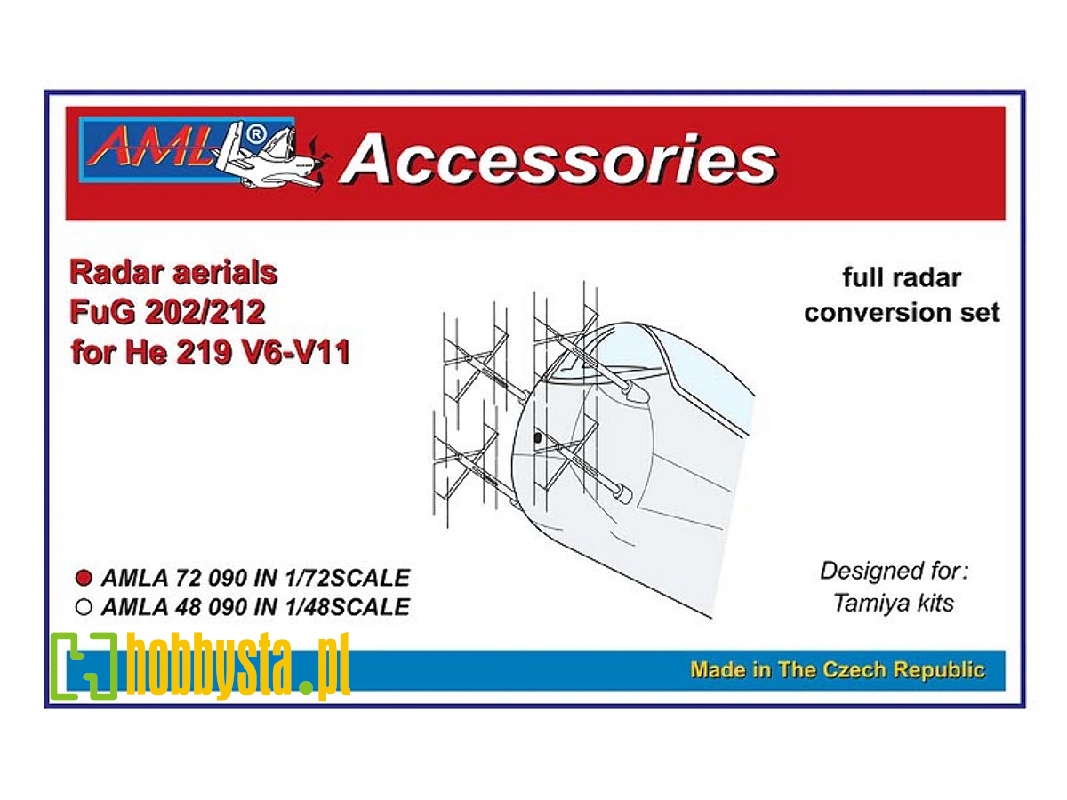 Radar Aerials Fug 202/212 For Heinkel He-219 V6-v11 (Designed To Be Used With Tamiya Kits) - zdjęcie 1 Radar Aerials Fug 202/212 For Heinkel He-219 V6-v11 (Designed To Be Used With Tamiya Kits) - zdjęcie 1