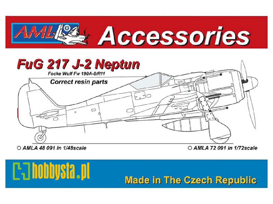 Focke-wulf Fw-190 A-8/R11 With Fug 217 J-2 Neptun (Designed To Be Used With Eduard Kits And Tamiya Kits) - zdjęcie 1 Focke-wulf Fw-190 A-8/R11 With Fug 217 J-2 Neptun (Designed To Be Used With Eduard Kits And Tamiya Kits) - zdjęcie 1