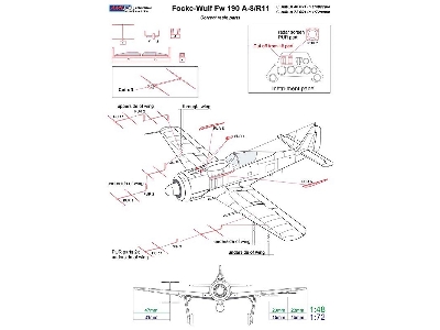 Focke-wulf Fw-190 A-8/R11 With Fug 217 J-2 Neptun (Designed To Be Used With Eduard Kits And Tamiya Kits) - zdjęcie 2