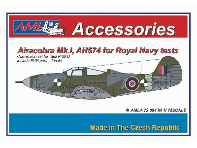 Bell Airacobra Mk.I Ah574 For Royal Navy Tests (For Eduard Kits) - zdjęcie 1