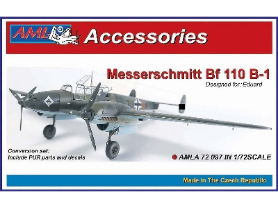 Messerschmitt Bf-110b-1 - Conversion Set (Designed To Be Used With Eduard Kits) - zdjęcie 1