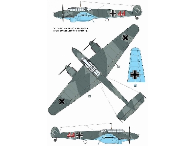 Messerschmitt Bf-110b-1 - Conversion Set (Designed To Be Used With Eduard Kits) - zdjęcie 4