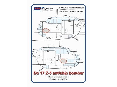 Dornier Do-17 Z-5 - Antiship Bomber Conversion Parts (For Icm Kits) - zdjęcie 4
