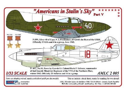 Curtiss P-40 C & Bell P-39 N - Americans In Stalin's Sky Part V - zdjęcie 1