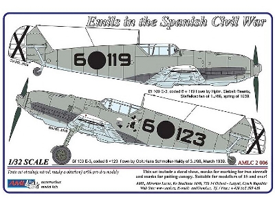Messerschmitt Bf-109 E-3 - Emils In The Spanish Civil War - zdjęcie 1