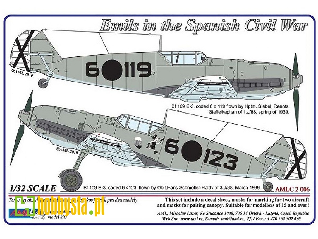 Messerschmitt Bf-109 E-3 - Emils In The Spanish Civil War - zdjęcie 1