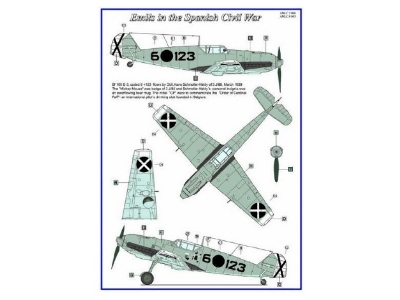 Messerschmitt Bf-109 E-3 - Emils In The Spanish Civil War - zdjęcie 2