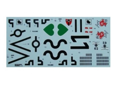 Messerschmitt Bf-109 F-2 - Decals And Masks - zdjęcie 4