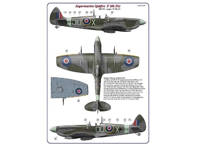 312 Th Squadron Raf - Part I / 2 Decal Version For Supermarine Spitfire Lf Mk.Ixc/E - zdjęcie 2