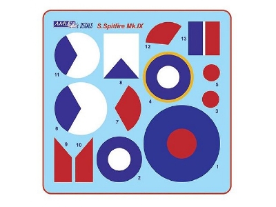 312 Th Squadron Raf - Part I / 2 Decal Version For Supermarine Spitfire Lf Mk.Ixc/E - zdjęcie 4