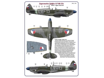 312 Squadron Raf - part Ii / 2 Decal Version For supermarine Spitfire Lf Mk.Ixe - zdjęcie 2