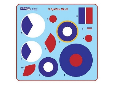 312 Squadron Raf - part Ii / 2 Decal Version For supermarine Spitfire Lf Mk.Ixe - zdjęcie 4
