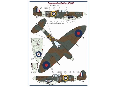 303 Squadron Raf (Polish) - Supermarine Spitfire Mk.Iib Flown A Czech Pilot Sgt.J.Balejka - zdjęcie 3