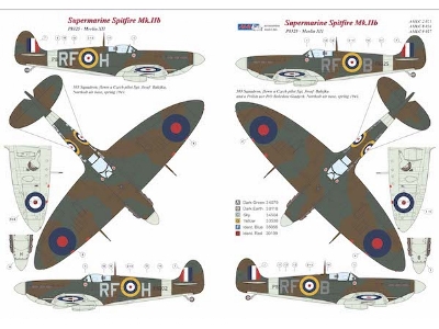 303 Squadron Raf (Polish) - Supermarine Spitfire Mk.Iib Flown A Czech Pilot Sgt.J.Balejka - zdjęcie 4