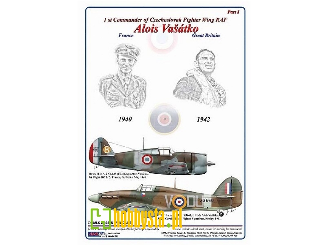 Alois Vasatko - 1st Commander Of Czechoslovak Wing Raf Part 1 - zdjęcie 1 Alois Vasatko - 1st Commander Of Czechoslovak Wing Raf Part 1 - zdjęcie 1