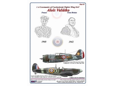 Alois Vašátko - 1st Commander Of Czechoslovak Wing Raf, Part Ii - zdjęcie 1
