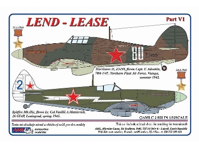 Hawker Hurricane Mk.Iic & Supermarine Spitfire Mk.Ixe - Lend-lease Serie Part Vi - zdjęcie 1
