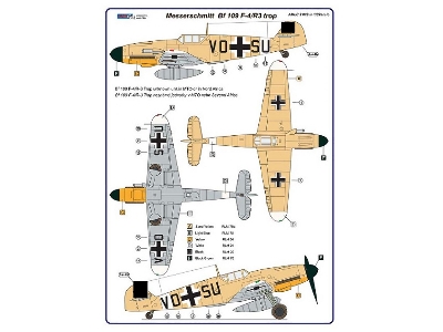 Messerschmitt Bf 109 F-4/R3 Trop - Reconnaissance Version (Aufklärer) - zdjęcie 1