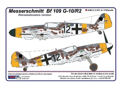 Messerschmitt Bf-109 G-10/R2 - Reconnaissance Version (Aufklärer) - zdjęcie 1