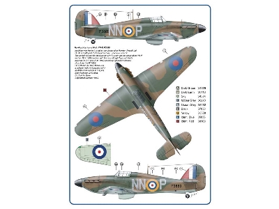 310th Squadron Raf Part Ii - Hawker Hurricane Mk.I Decals And Masks For Nn-a & Nn-p - zdjęcie 3