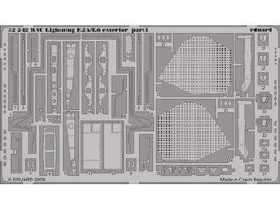  BAC Lightning F.2A/ F.6 exterior 1/32 - Trumpeter - blaszki - zdjęcie 1