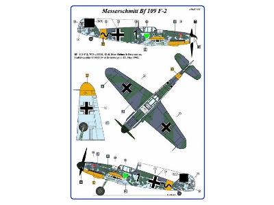 Messerschmitt Bf 109 F-2 (2 Schemes) - zdjęcie 2