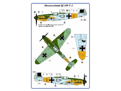 Messerschmitt Bf 109 F-2 (2 Schemes) - zdjęcie 3