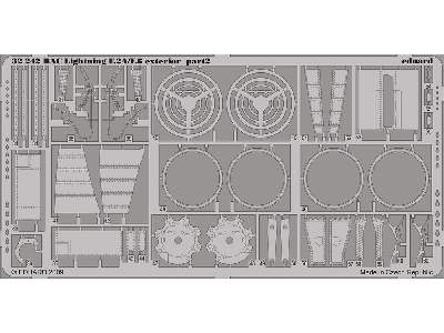  BAC Lightning F.2A/ F.6 exterior 1/32 - Trumpeter - blaszki - zdjęcie 3