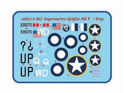 Supermarine Spitfire Mk.V B/C Trop (2 Decal Versions Digital Prints) - zdjęcie 2