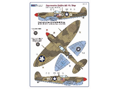 Supermarine Spitfire Mk.V B/C Trop (2 Decal Versions Digital Prints) - zdjęcie 3