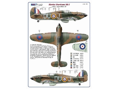 312 Squadron Raf part I - 2 Decal Version: hurricane Mk.I And spitfire Lf Mk.Ixe - zdjęcie 3