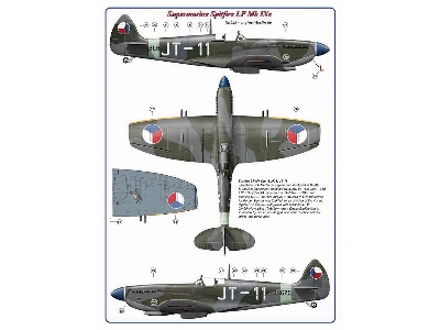 312 Squadron Raf Part Iii - 2 Decal Version: hawker Hurricane Mk.I And supermarine Spitfire Lf Mk.Ixe - zdjęcie 3