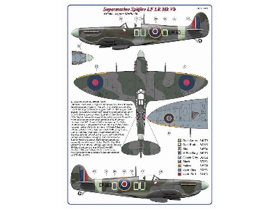 312 Squadron Raf Part V -Â 2 Decal Version:Â spitfire Lf Lr Mkvb AndÂ lf Mk.Ixe - zdjÄ™cie 4