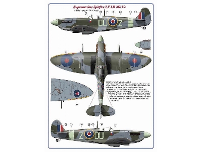 312 Squadron Raf Part Vi - 3 Decal Version: Spitfire Lf Lr Mk.Vc And mk.Ixe - zdjęcie 3