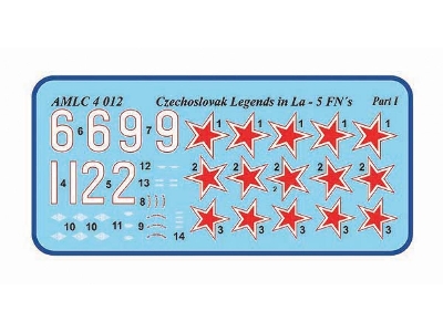 Slovak National Uprising 1944 - Czechoslovak Legends In Lavockin La-5fn - Part I (2 Decal Versions) - zdjęcie 2
