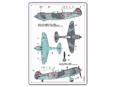 Slovak National Uprising 1944 - Czechoslovak Legends In Lavockin La-5fn - Part I (2 Decal Versions) - zdjęcie 3
